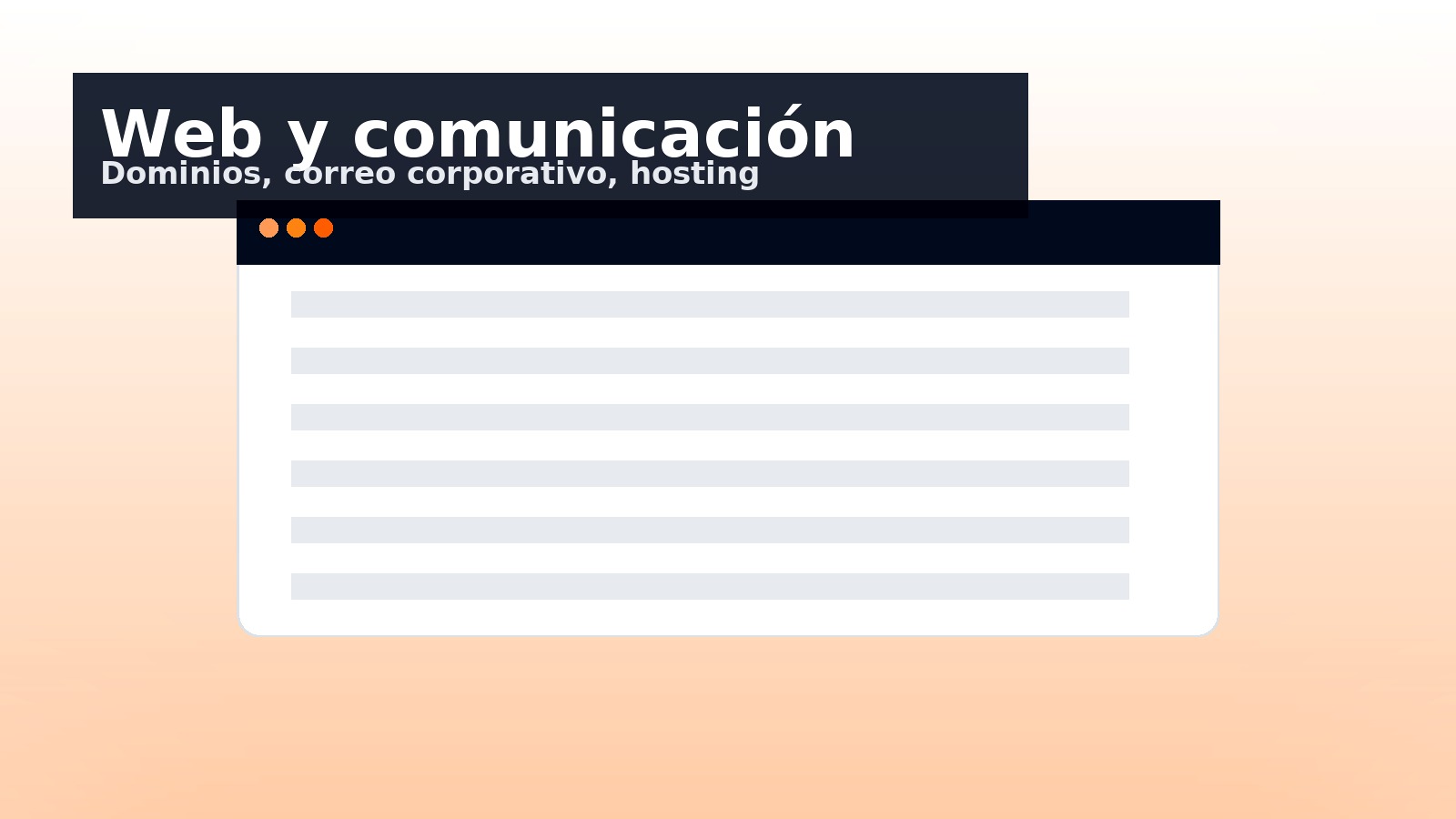 Web y comunicación